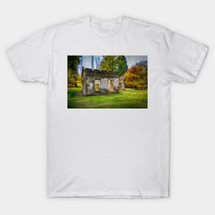 A Hidden Gem in the Forest: The Abandoned Stone Shack T-Shirt